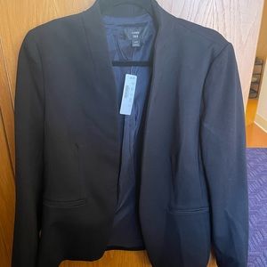 J.Crew Going Out Blazer in Stretch Twill in Black